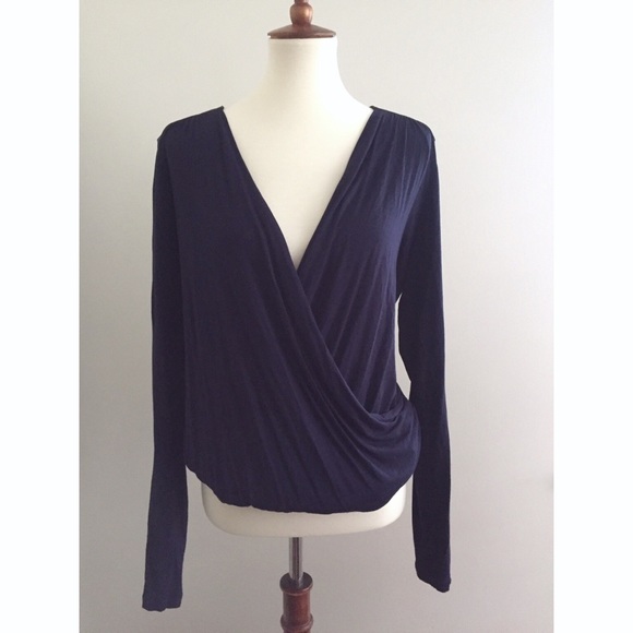 CAbi Tops - CAbi Faux Leather Panel Blouse